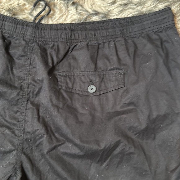 Basic Edition Black Carho Shorts Elastic Waist Sz 4X - Picture 3 of 4